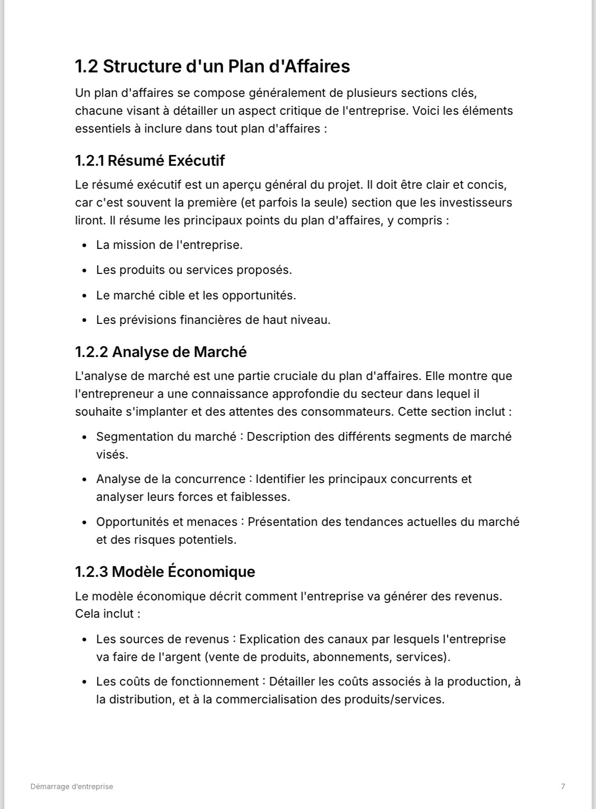 Démarrage d’entreprise - Midi Apprentissage