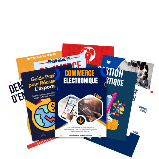 E - book | Commerce International | Formation complet | 9 cours en 1 ebook - Midi Apprentissage
