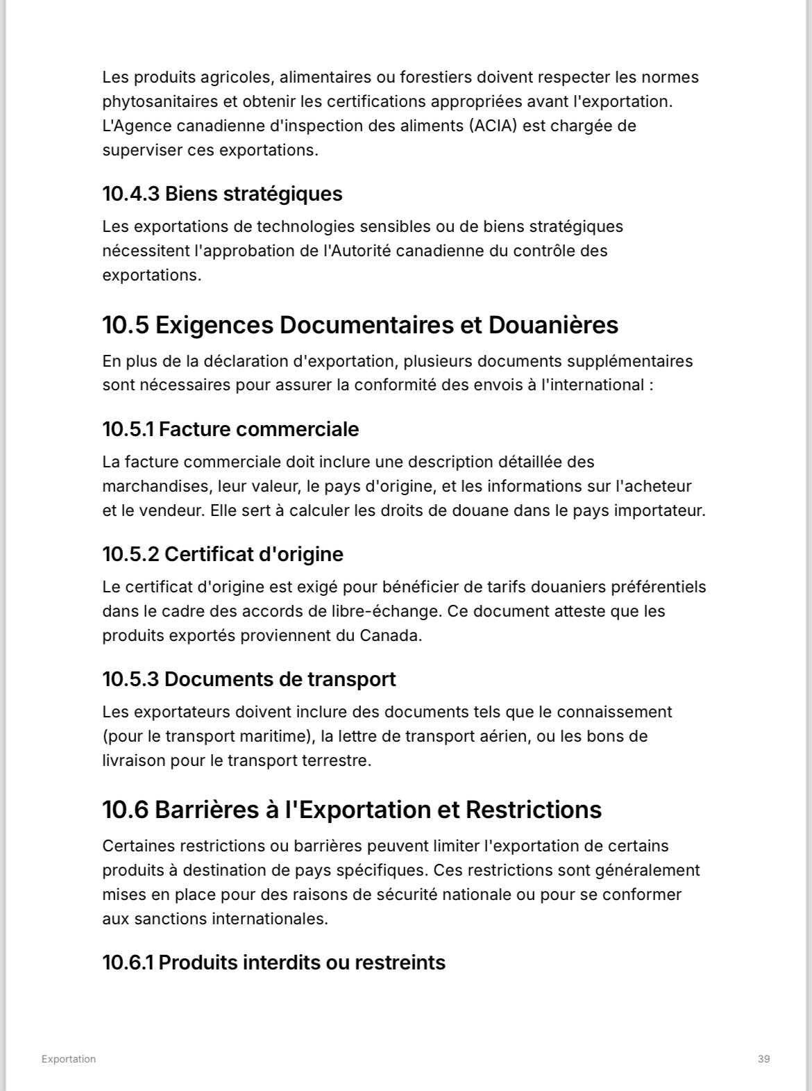 Exportation - Midi Apprentissage