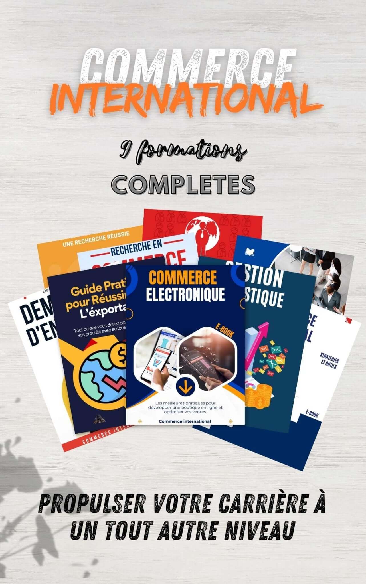 Master pack | Commerce International | Formation complet | 9 cours en 1 ebook - Midi Apprentissage